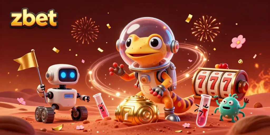 Experience thrilling gameplay at zbet casino with vibrant characters and exciting elements.